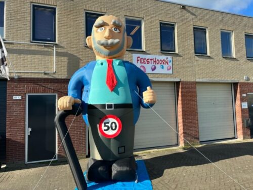 Grote opblaasbare Abraham van 4,5 meter