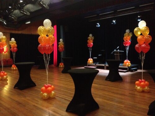 Grondboeketten met 10 heliumballonnen