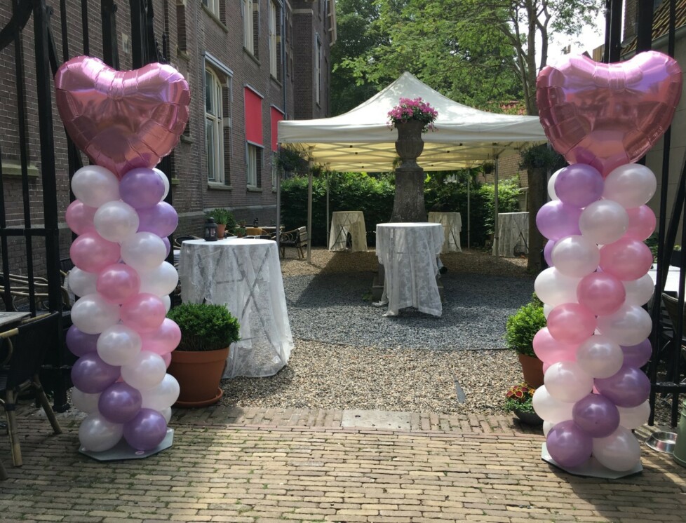 Foliehart Ballonnenpilaren