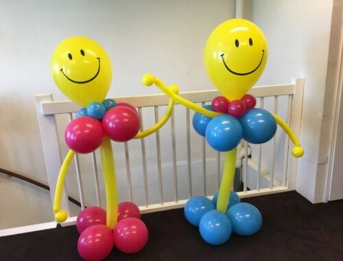 Smiley Ballonnenpilaren