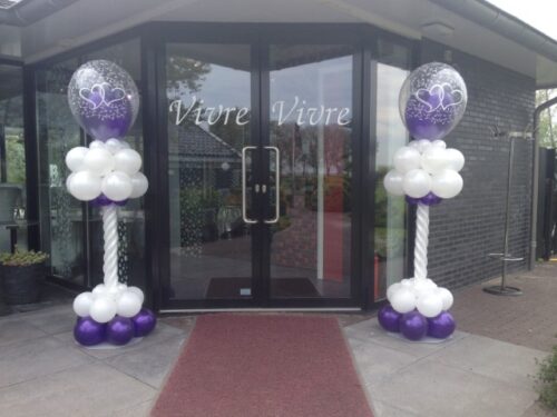 Dubbel bubbel romeinse pilaren