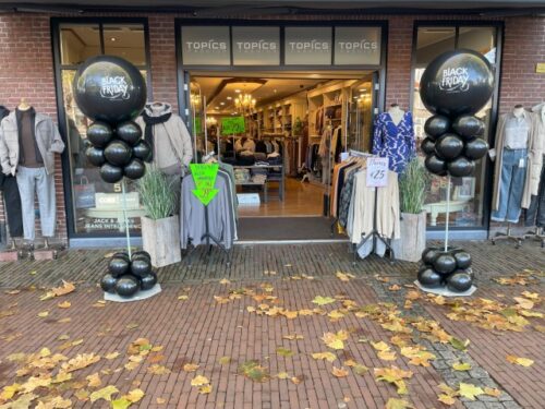 Black Friday topballon pilaren