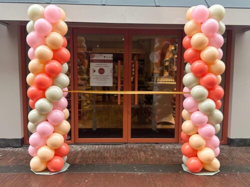 Rechte ballonnenpilaren zonder topballon