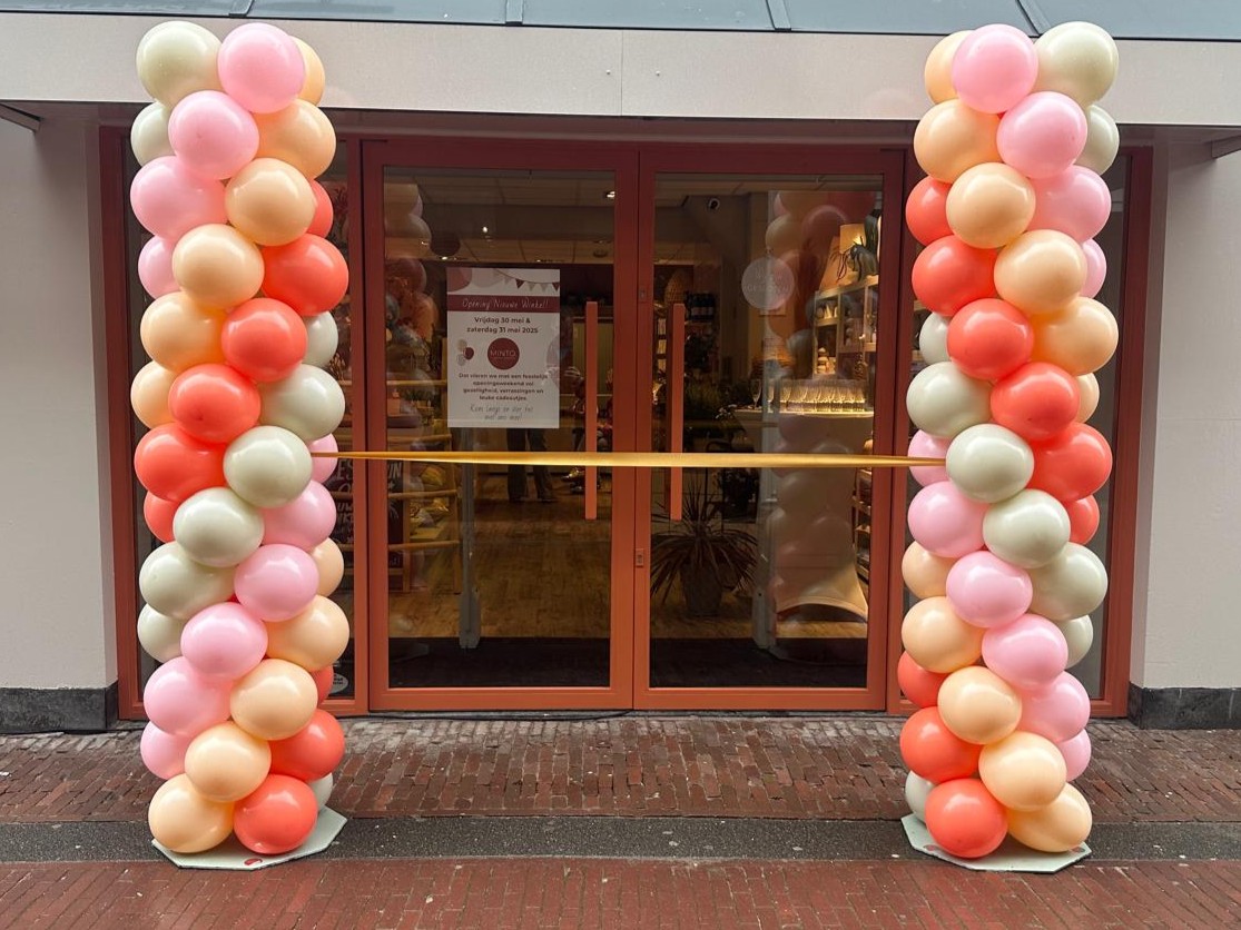 Rechte ballonnenpilaren zonder topballon